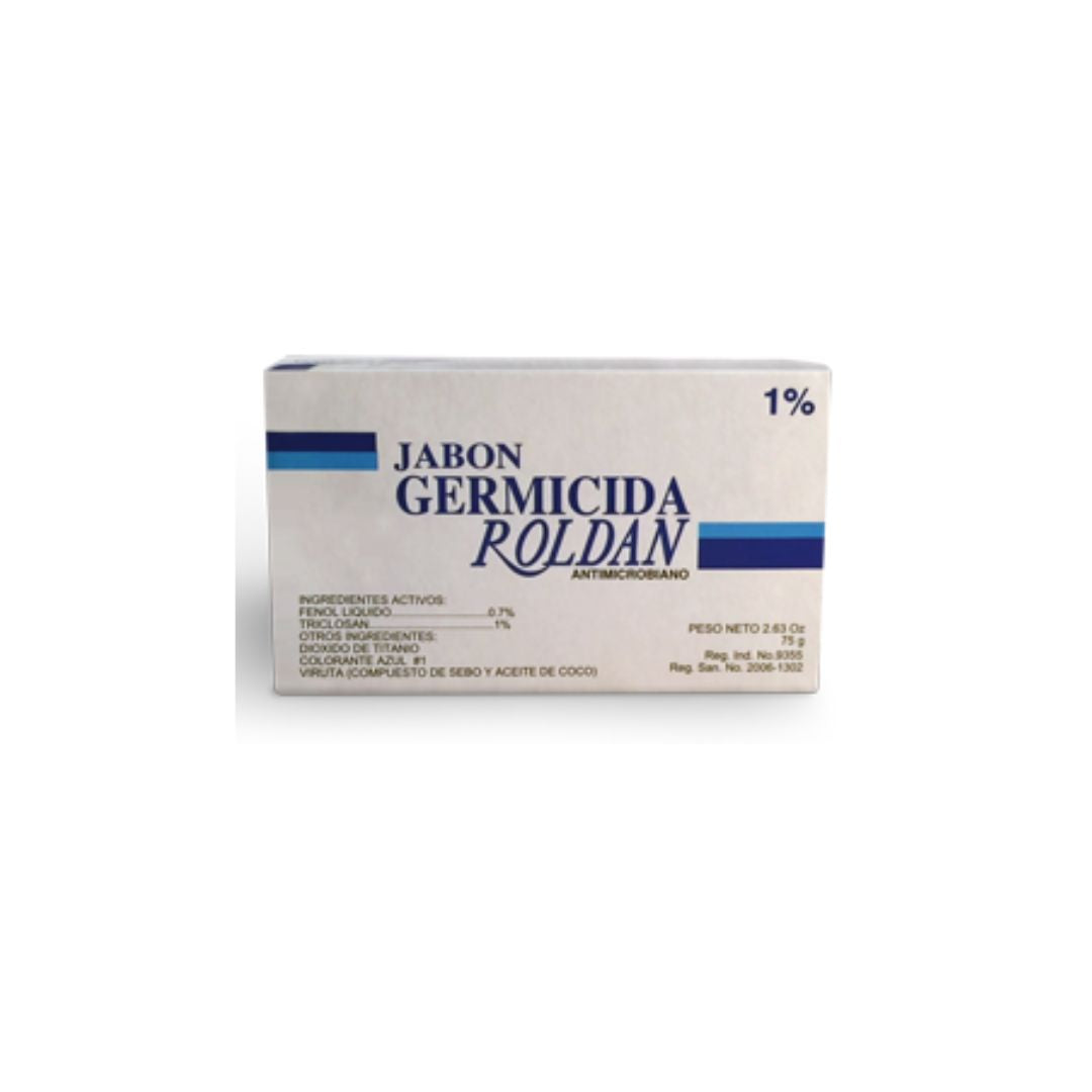 Jabon Germicida Roldan 1% Triclocarban Antimicrobial Soap