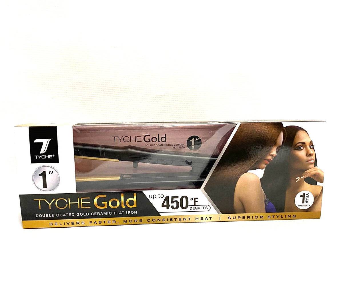 Tyche Gold 1" Flat Iron