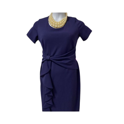 Elegant Ruffle Wrap Dress