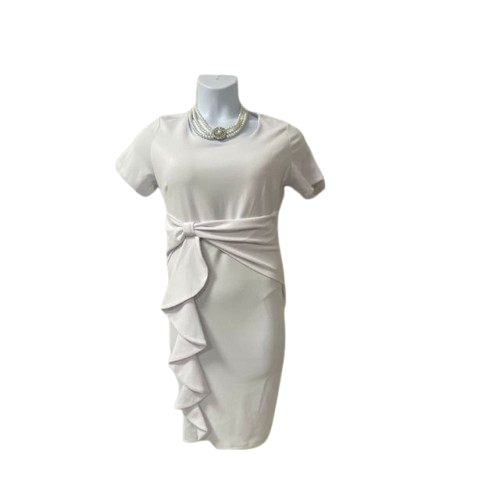 Elegant Ruffle Wrap Dress