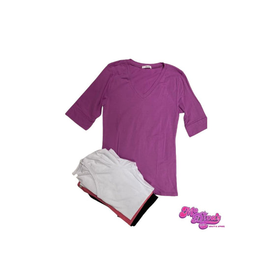 Elbow V-Neck Shirt