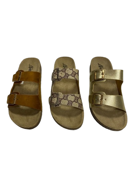 Double Buckle Comfort Sandals