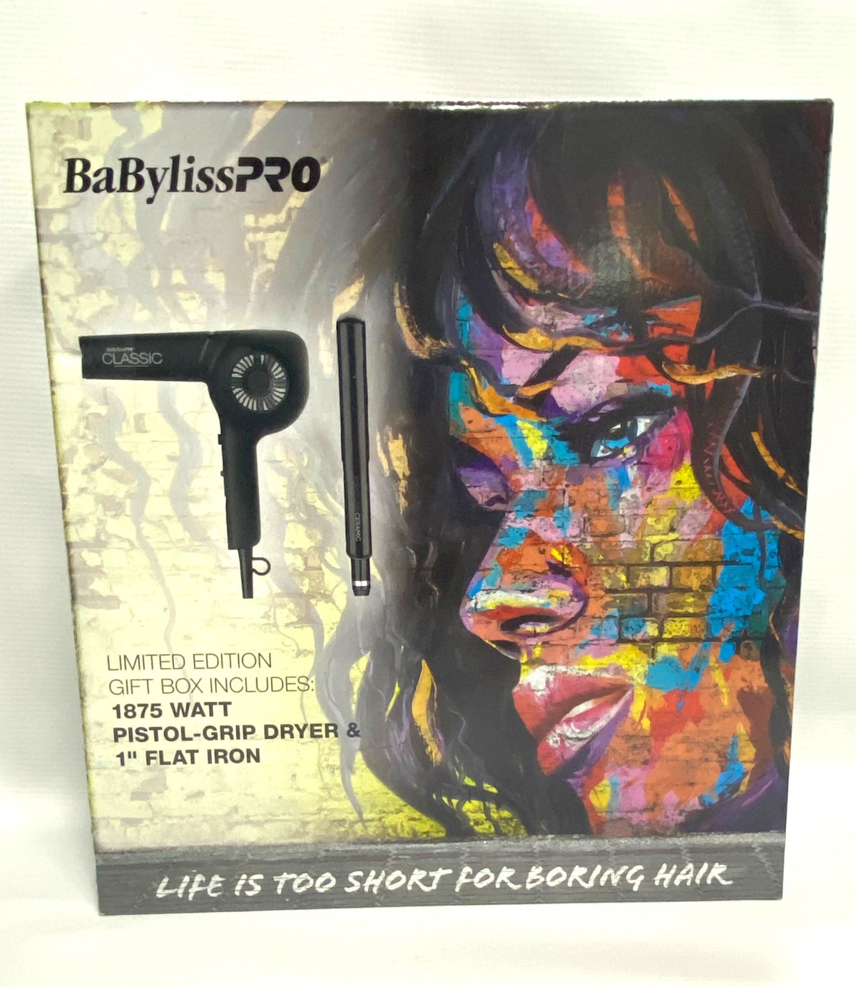 Babyliss Pro Hair Dryer & 1" Flat Iron