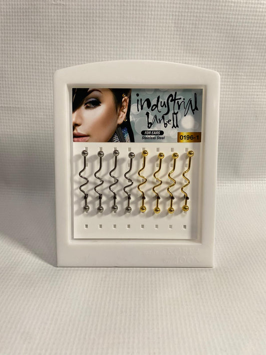 Ear Ring Industrial Barbell