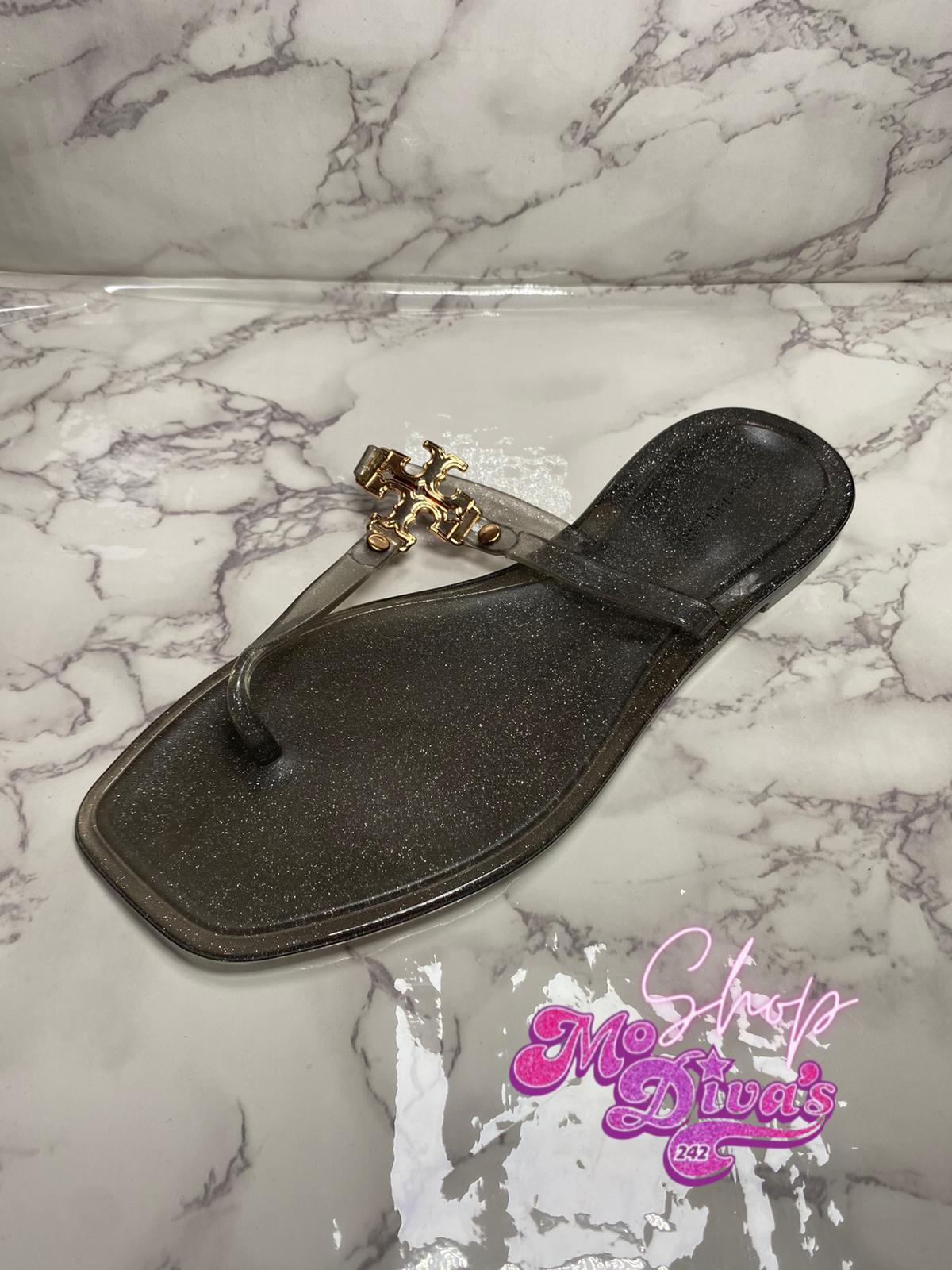 Square Tory Burch Jelly Sandal
