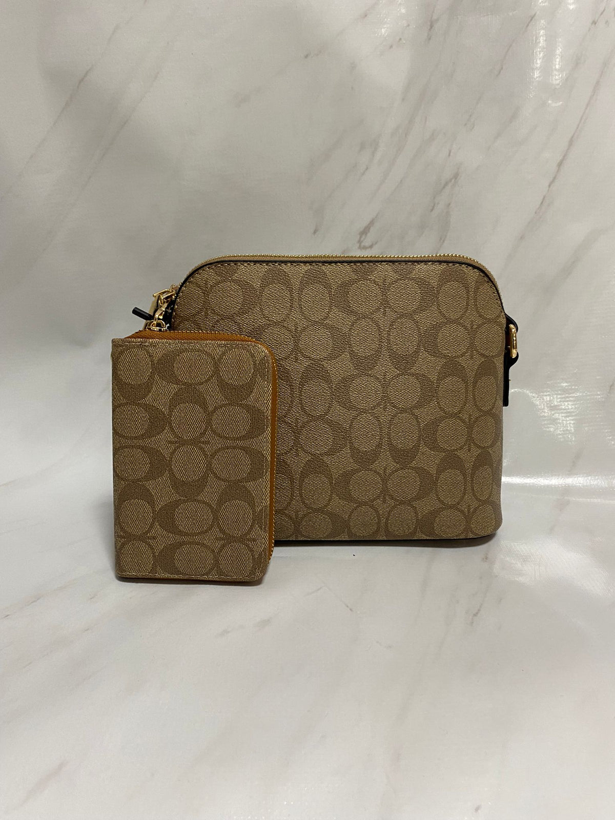 Inspired Crossbody Bag w/ wallet
