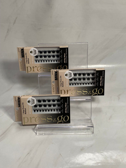 I•ENVY Mink Press & Go Clusters