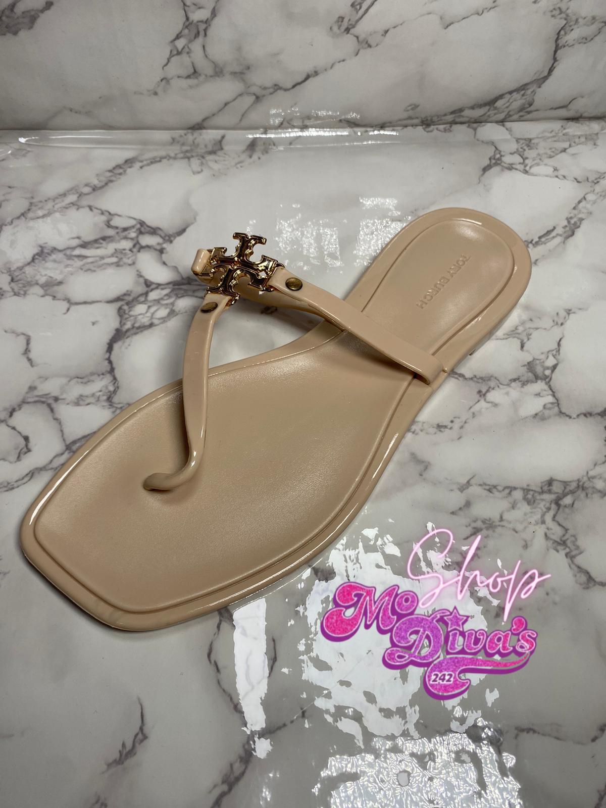 Square Tory Burch Jelly Sandal