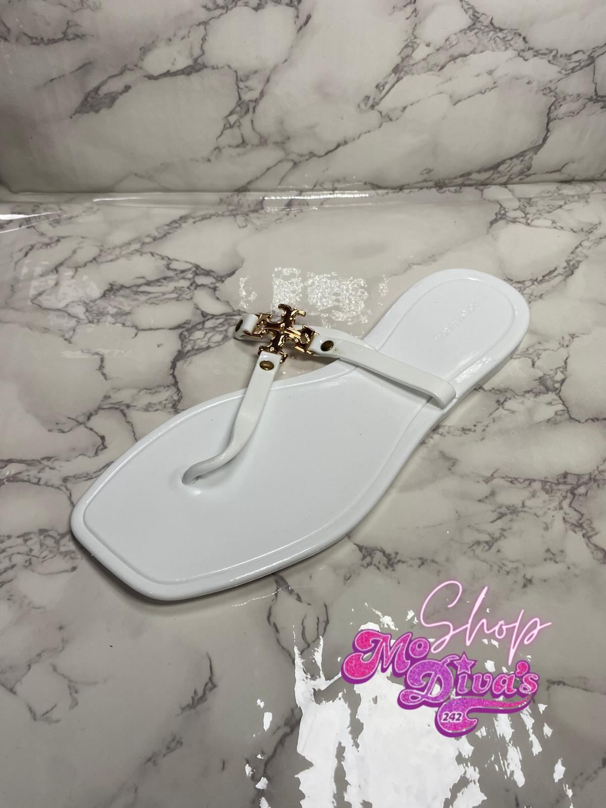 Square Tory Burch Jelly Sandal