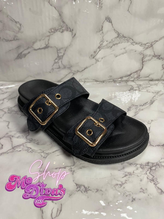 Coach Buckle Slides